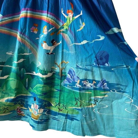 Disney Blue A-Line Skirt with Rainbow Design - Picture 10 of 15